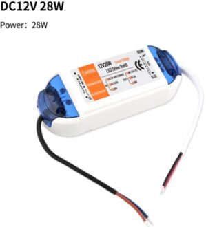 Led Transformator Driver Voeding Adapter Led 12V 18W 28W 48W 72W 100W Led driver Verlichting Voeding Ac Dc 220V Naar 12V 1stk / 12V 28W