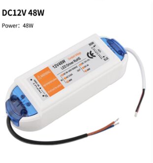 Led Transformator Driver Voeding Adapter Led 12V 18W 28W 48W 72W 100W Led driver Verlichting Voeding Ac Dc 220V Naar 12V 1stk / 12V48W