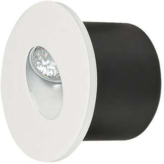 Led Trapspot - Inbouw Rond 3w - Natuurlijk Wit 4000k - Mat Wit Aluminium - Ø78mm