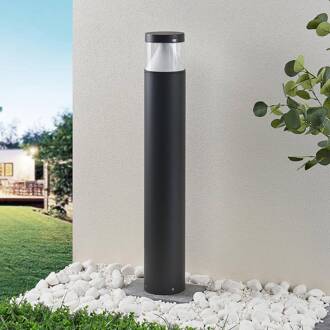 LED tuinpadverlichting Darja, antraciet, metaal, 100cm, IP54 donkergrijs, wit