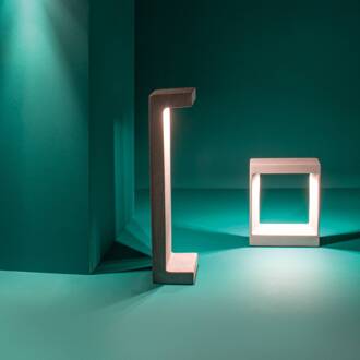 LED tuinpadverlichting E192 van beton, hoogte 70cm grijs