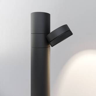 LED tuinpadverlichting Jaco, 54,3 cm, bruin aluminium 2-lamps. donkerbruin