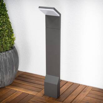 LED tuinpadverlichting Nevio, 60 cm, antraciet, metaal antraciet, wit