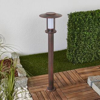 LED tuinpadverlichting Pavlos, 76 cm, roestkleurig, roestvrij staal roestbruin, helder, wit