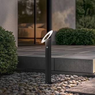 LED tuinpadverlichting Tovio, hoogte 81 cm, sensor, antraciet