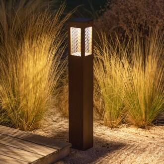 LED tuinpadverlichting Tradition Sensor Corten 90cm roestbruin
