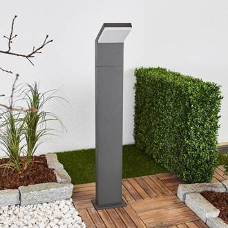LED tuinpadverlichting Yolena, 100 cm, antraciet, aluminium donkergrijs, wit