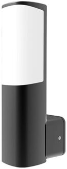 LED Tuinverlichting - Buitenlamp - Brinton Tarin - 7W - Warm Wit 3000K - Mat Antraciet - Rond - Aluminium Grijs