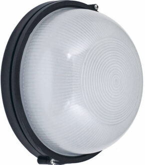 Led Tuinverlichting - Buitenlamp - Lagoon - Wand - Aluminium Mat Zwart - E27 - Rond