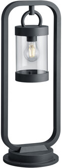 LED Tuinverlichting met Dag en Nacht Sensor- Staand - Buitenlamp - Trion Semby - E27 Fitting - Spatwaterdicht IP44 - Mat Grijs