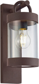 LED Tuinverlichting met Dag en Nacht Sensor - Wandlamp Buitenlamp - Trion Semby - E27 Fitting - Spatwaterdicht IP44 - Bruin