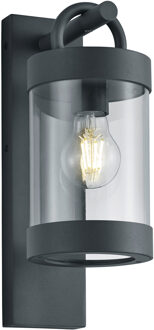 LED Tuinverlichting met Dag en Nacht Sensor - Wandlamp Buitenlamp - Trion Semby - E27 Fitting - Spatwaterdicht IP44 - Grijs