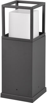 LED Tuinverlichting - Staand Buitenlamp - Trion Hamwit - 14.5W - Aanpasbare Kleur - Waterdicht IP54 - Antraciet - Aluminium - 40 cm Zeer Warm Wit;Warm wit;Natuurlijk wit