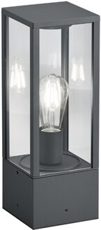 LED Tuinverlichting - Staande Buitenlamp - Trion Garinola - E27 Fitting - Mat Antraciet - Aluminium Grijs