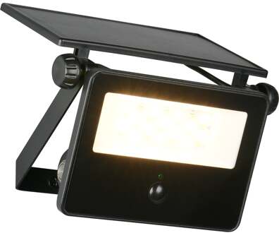 LED Tuinverlichting - Trion Ciro - Wandlamp Buitenlamp - 1 Lichtpunt van 10 Watt - Aanpasbare Lichtkleur - Bewegingssensor - Aanraakfunctie - IP54 - Mat Zwart - Aluminium Helder/Koud wit;Warm wit;Natuurlijk wit