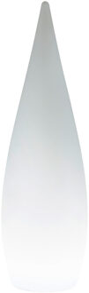LED Tuinverlichting - Vloerlamp - Trion Palina - 4.5W - Warm Wit 3000K - RGBW - Dimbaar - Ovaal - Mat Wit - Kunststof RGBW;Warm wit