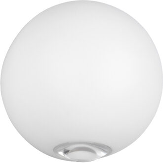 LED Tuinverlichting - Wandlamp Buitenlamp - Trion Avize Up and Down - Warm Wit 3000K - 2-lichts - Waterdicht IP54 - Mat Wit - Aluminium