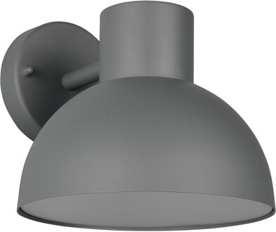 LED Tuinverlichting - Wandlamp Buitenlamp - Trion Beele - E27 Fitting - Rond - IP44 - Antraciet- Aluminium