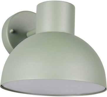 LED Tuinverlichting - Wandlamp Buitenlamp - Trion Beele - E27 Fitting - Rond - IP44 - Groen - Aluminium