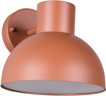 LED Tuinverlichting - Wandlamp Buitenlamp - Trion Beele - E27 Fitting - Rond - IP44 - Oranje - Aluminium