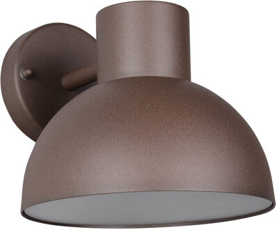 LED Tuinverlichting - Wandlamp Buitenlamp - Trion Beele - E27 Fitting - Rond - IP44 - Roestkleur - Aluminium