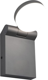 LED Tuinverlichting - Wandlamp Buitenlamp - Trion Nuri - 7.5W - Aanpasbare Kleur - Spatwaterdicht IP44 - Mat Antraciet - Aluminium Zeer Warm Wit;Warm wit;Natuurlijk wit