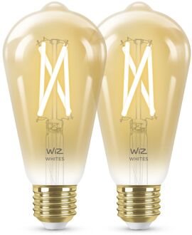 LED Tunable White filament edison lamp goud dimbaar (2-pack) E27 …