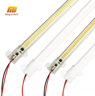 LED Under Cabinet Kitchen Light Clear Sell Milk White Shell 30cm 50cm Cold White Warm White 220V SMD2385 72leds Kitchen Decor