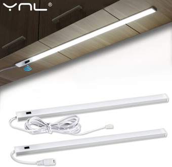 LED Under Cabinet Kitchen Lights Bedroom Wardrobe Closet Night Light Hand Sweep Switch 30/40/50cm DC 12V Bedroom Home Lighting