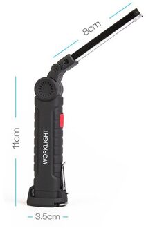 Led Verlichting Bar Auto Lamp Oplaadbare Magnetische Cob 5Mode Torch Handheld Inspectie Lamp Cordless Worklight Tool Multifunctionele