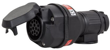 led-verlichtingsadapter 12 Volt 13-13-polig 17 cm zwart