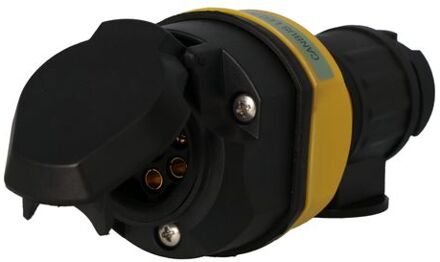 led-verlichtingsadapter 12V 13-7 polig ABS zwart