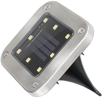 Led Vierkante Solar Ground Light Outdoor Garden Path Floor Begraven Verlichting Lamp Tuin Decking Yard Gazon Lampen Lange Termijn gebruik