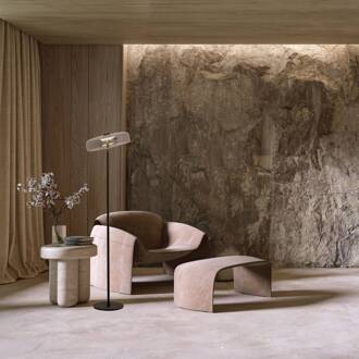 LED vloerlamp 23055, rookgrijs, glas, hoogte 162 cm rookgrijs, zwart