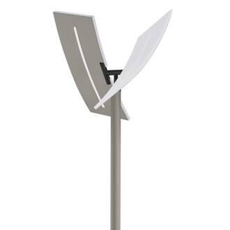 LED vloerlamp Evolo CCT, taupe taupe, zwart