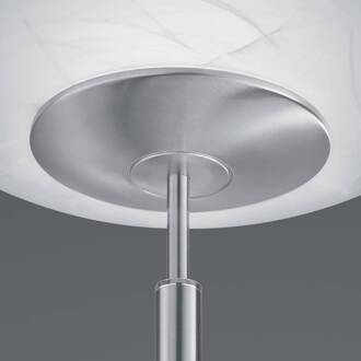 LED vloerlamp Findus, 1-lamp, nikkel mat nikkel