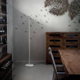 LED vloerlamp Joshua in wit