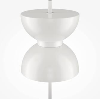 LED vloerlamp Kyoto, wit, hoogte 145 cm, marmer