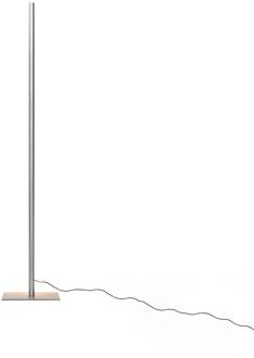 LED vloerlamp Lineal, hoogte 180 cm, nikkel mat mat nikkel