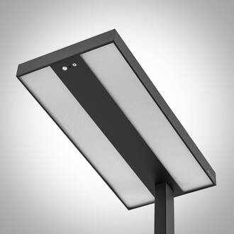 LED vloerlamp Logan Pro, zwart, sensor, dimbaar zwart (RAL 7021)
