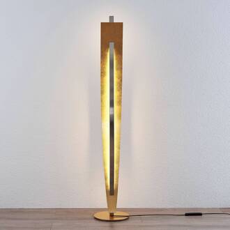 LED vloerlamp Marija, goudkleurig, dimbaar, 140 cm goud, zilver