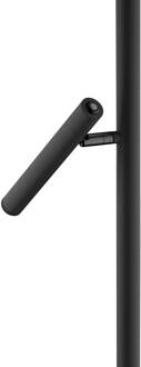 LED vloerlamp Streak, 2-lamps met dimmer, zwart