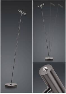 LED vloerlamp Tom, dimbaar, brons