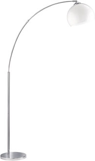 LED Vloerlamp - Trion Brostila - E27 Fitting - 1-lichts - Rond - Glans Chroom - Aluminium Zilverkleurig