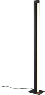 LED Vloerlamp - Trion Kero - 21W - Aanpasbare Kleur - Dimbaar - Mat Zwart - Metaal Zeer Warm Wit;Warm wit;Natuurlijk wit