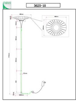 LED vloerlamp Vela, wit/transparant, 175cm, acryl, dimmer wit, transparant