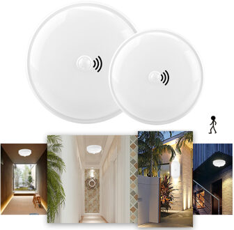 Led Vocht Proof Plafondlamp IP65 Waterdichte Outdoor Tuin Sensor verlichting 16W 20W Ronde/Ovale Moderne Lampen badkamer Verlichting geen sensor stijl