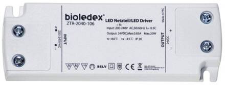 LED voeding ZTR-2040-106 24V DC 20W wit