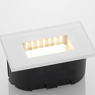 LED wand inbouwlamp Jody, 12 cm wit, helder