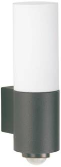 LED wandlamp 0278 met bewegingsmelder antraciet antraciet, opaalwit
